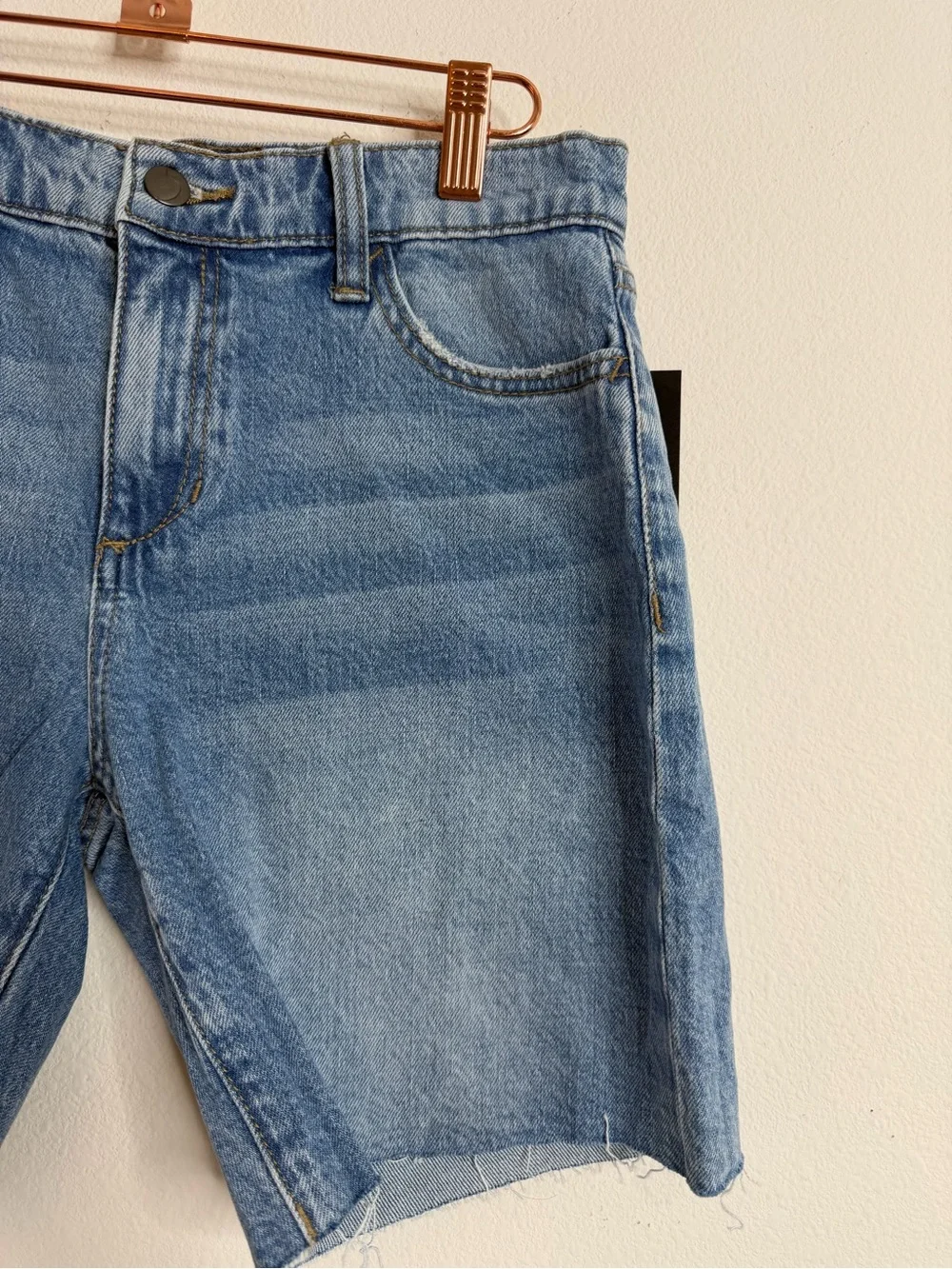 NWT Joe’s Jeans Easy Bermuda Shorts Ripley Blue Denim Mid Rise Jorts Size 27
